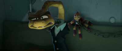 The old lady,
the Golden Dolphin, - The Bad Guys
