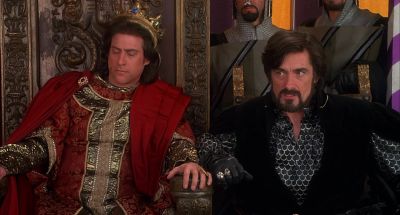 The old man is Loxley - Robin Hood: Men in Tights