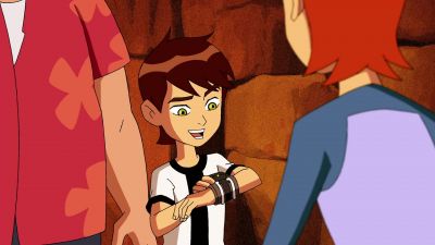 THE OMNITRIX FINALLY TIMED OUT,
AND CHECK THIS OUT. - Ben 10