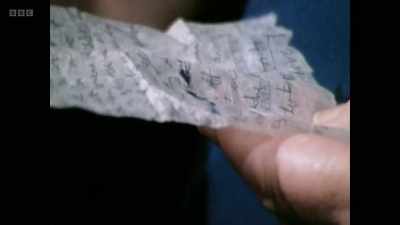 The only communication we had
with him was wee letters - Once Upon a Time in Northern Ireland