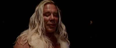 And you know the only place I get hurt is out thereThe world don't give a shit about me - The Wrestler