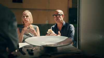 The only problem
was during lockdown, - Stanley Tucci: Searching for Italy