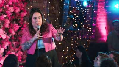 The only problem with that is
sometimes you think you see a hot chick, - Liza Treyger: Night Owl