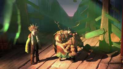 The only thing vaster
than his presence - How to Train Your Dragon: Homecoming