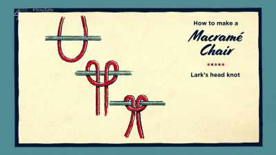 The only two knots that
you'll need to know is - Escape to the Chateau: Make Do & Mend
