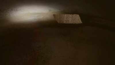 The only ventilation
the prisoners had was this one. - Secret Nazi Ruins