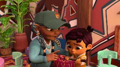 The only way to make a clapper stick
is to take the time to do it right. - Spirit Rangers