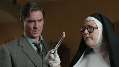  The opposite. Anthony
 Kelly clearly has the hots - Sister Boniface Mysteries