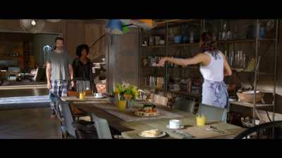 The orange juice is freshly squeezed,
and I'm making pancakes. - Why Women Kill
