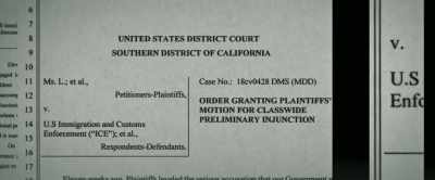 The order also sets
a 14-day deadline - Separated