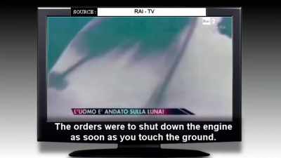 The order was to stop the engine
as soon as they hit the ground. - American Moon