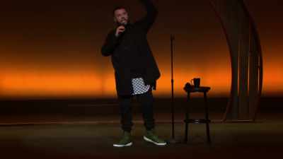 The other comedians were like,
"That was solid." I was like, "Yeah!" - Mo Amer: The Vagabond