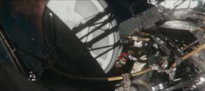 The outer hatch is open.
Spacesuit pressure is normal. - Salyut-7