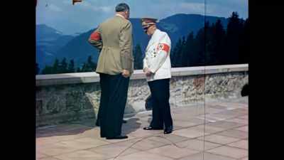 The over Salzburg was bombed - The Hitler Home Movies