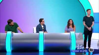 The panic in my husband's eyes
at this point was extreme, - Would I Lie to You?