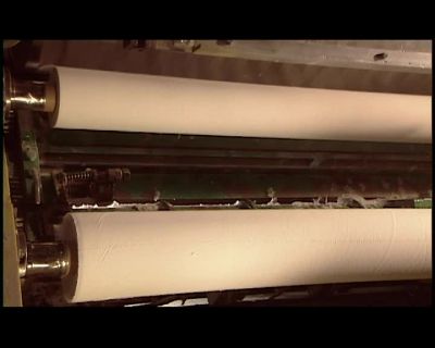 THE PAPER THEN WINDS ONTO A - How It's Made