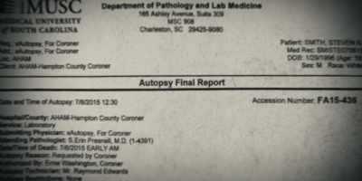 The pathologist
had issued a report - Low Country: The Murdaugh Dynasty