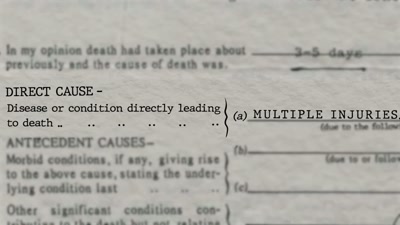 The pathologist isn't
there to solve crimes - Never Let Him Go