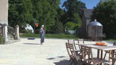 The patios eventually
have to be maintained, - Escape to the Chateau: Make Do & Mend