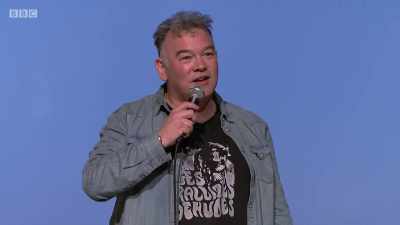 The people that are with him hate
him, because he goes to them, - Stewart Lee: Content Provider