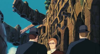 The perfect distraction for those idiots - Castle in the Sky