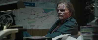 The person in the wolf mask. - Bloody Axe Wound
