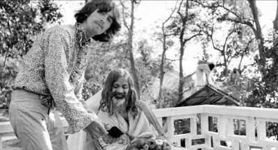 The person who was actually sincere
about meditation, - The Beatles and India