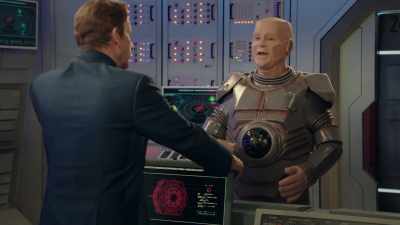 The phrase is in fact
smarty-pants, sir. - Red Dwarf: The Promised Land