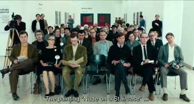 The picture "Act on a staircase", .. - Never Look Away