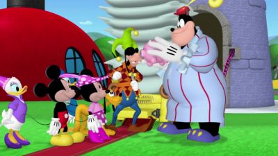 The piggy's full of peas!
[CHUCKLES] - Mickey Mouse Clubhouse