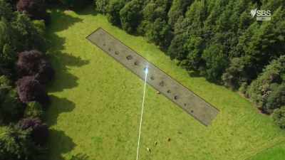 The pits themselves - Scotland from the Sky