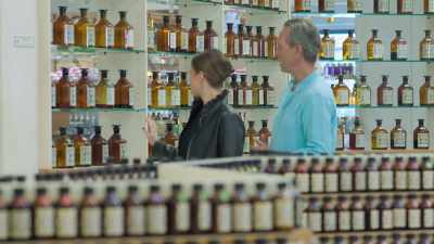 The place where I develop
all the Galimard's perfume - Write Around the World with Richard E Grant