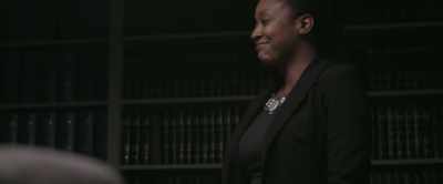 The plaintiff, Miss Robinson, - The Last Whistle