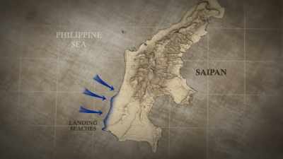 THE PLAN CALLS FOR THE
FIRST WAVE OF TROOPS - The Pacific War in Color