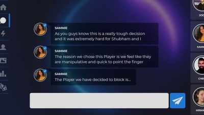 "The Player we have decided
to block is..." - The Circle