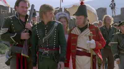 The point. The point beats the
edge. Use the point, sir. - Sharpe's Battle