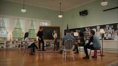 The police brought
both Coach Caldwell - Aurora Teagarden Mysteries: Reunited and It Feels So Deadly