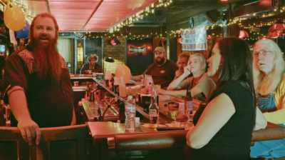 The pop music needs to come back
on. - Bloody Nose, Empty Pockets