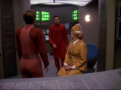 The positronic implant
is functioning normally. - Star Trek: Deep Space Nine