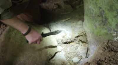 ‐ The potential grenade
pieces Chad found - Lost Gold of World War II