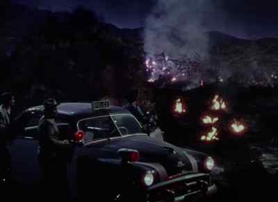 The power lines are down.
That explains why the lights went out. - The War of the Worlds