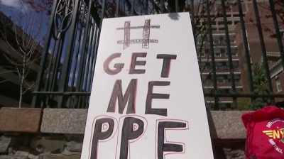 The PPE shortage
continued on for months, - Totally Under Control
