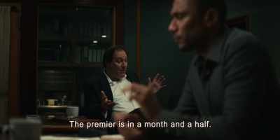 The premier is in a month and a half. - The Staircase
