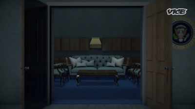 -The presidential suite
is a very secure area. - While The Rest Of Us Die