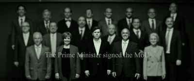 The Prime Minister signed the MoU. - Adults in the Room