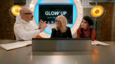 The problem that he's got is
he's come from the right-hand side, - Glow Up: Britain's Next Make-Up Star