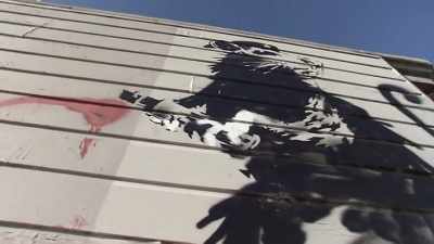 The problem now is the city
keeps sending the building owner - Saving Banksy
