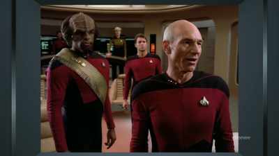 The problem was to do with
some awkward introductions. - The Center Seat: 55 Years of Star Trek