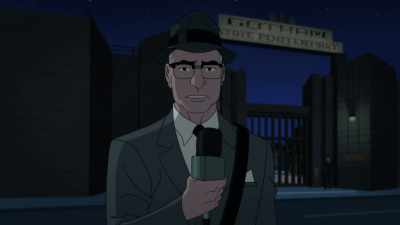 The proceedings will begin as soon as
Gotham's leading crime crushers, - Batman vs  Two Face