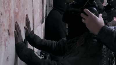 The processing phase
is key for the interrogators. - Celebrity SAS: Who Dares Wins